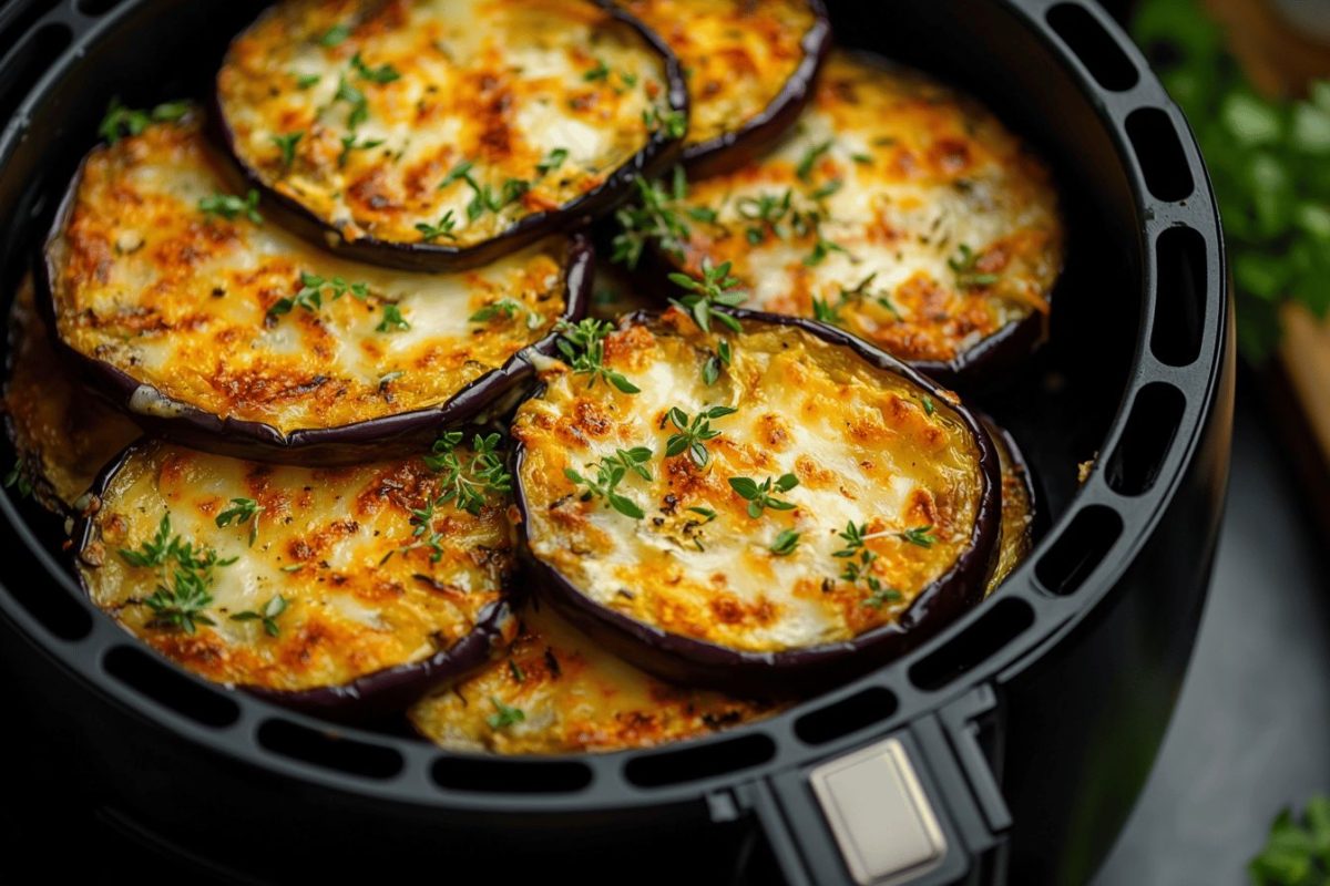 Comment utiliser votre airfryer pour faire des aubergines gratinées savoureuses