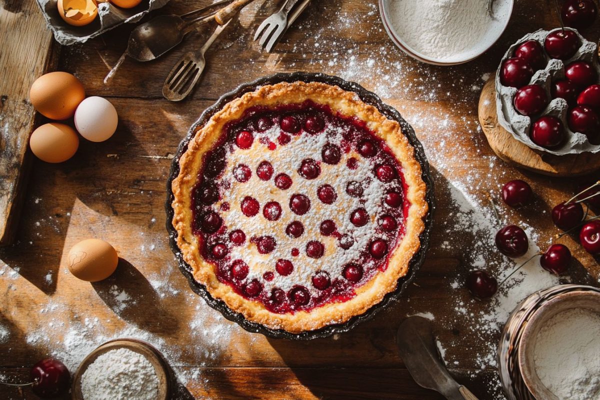 Découvrez la recette de clafoutis aux cerises par Jean-François Piège