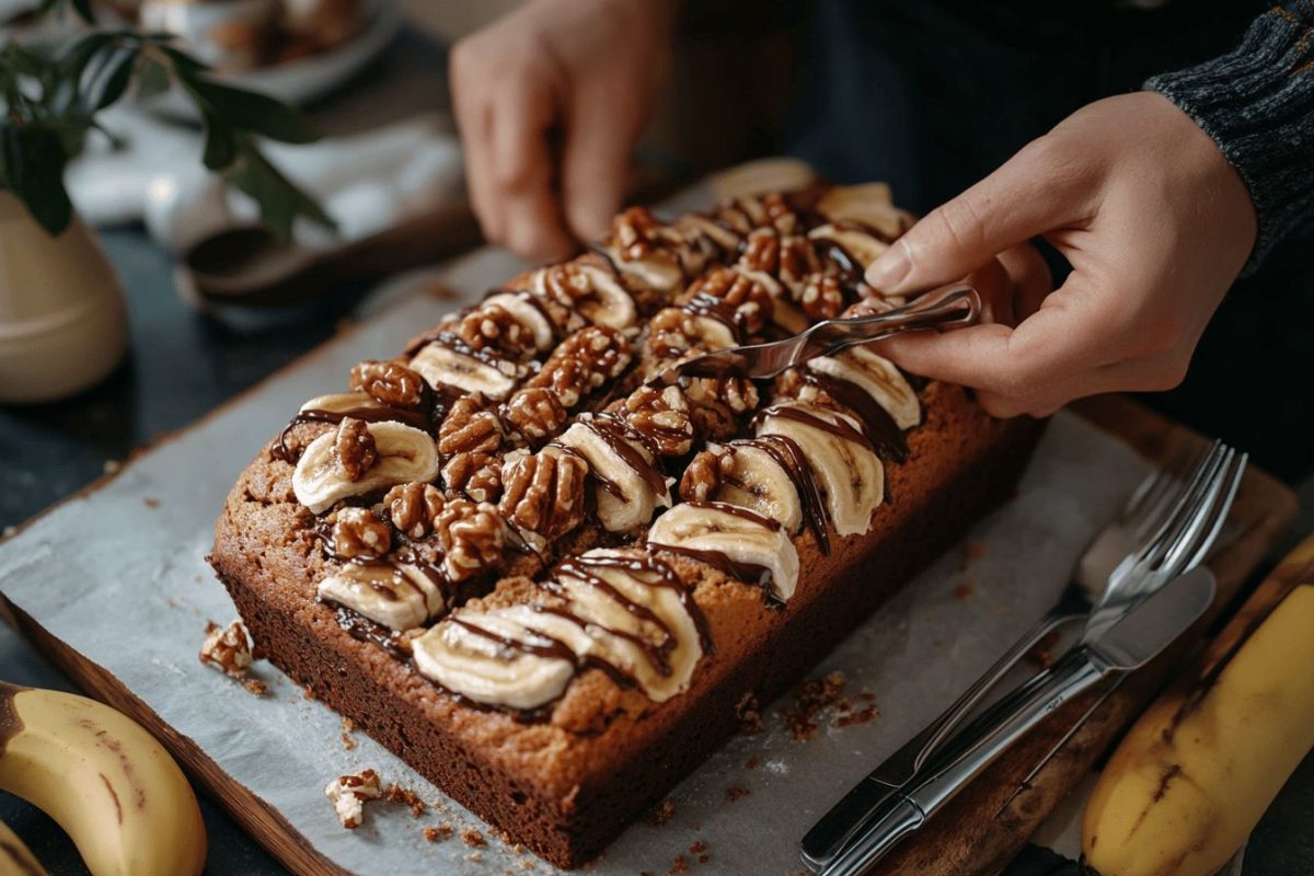 Un banana bread revisité par Cyril Lignac pour un goûter inoubliable, découvrez comment